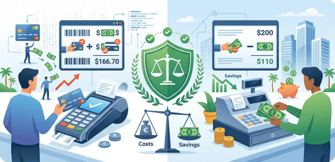 Cash discount program